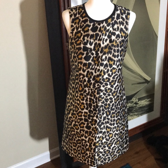 J. Crew Dresses & Skirts - J Crew A-Line Leopard Shift Dress Tall
